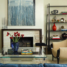 basement fireplace surround