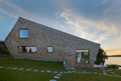 This is an example of a contemporary exterior in Stockholm.