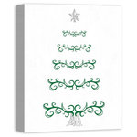 DDCG - Elegant Christmas Tree Canvas Wall Art, 16"x20" - Spread holiday cheer this Christmas season by transforming your home into a festive wonderland with spirited designs. This Elegant Christmas Tree 16x20 Canvas Wall Art makes decorating for the holidays and cultivating your Christmas style easy. With durable construction and finished backing, our Christmas wall art creates the best Christmas decorations because each piece is printed individually on professional grade tightly woven canvas and built ready to hang. The result is a very merry home your holiday guests will love.