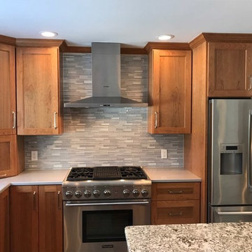 Cherry Wood Kitchen ~ Hand-Crafted Beauty