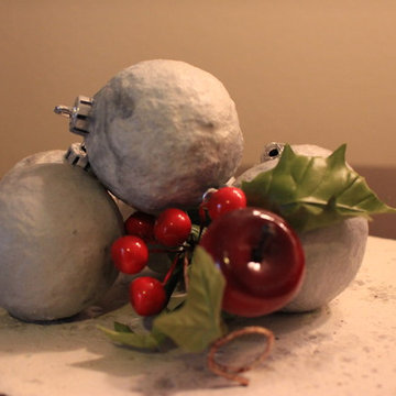 Concrete Christmas Ornaments