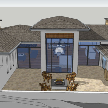 Zero Net Energy (ZNE) New Prefabricated Prairie- Modern home