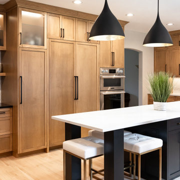 Natrual Finish Kitchen Remodel