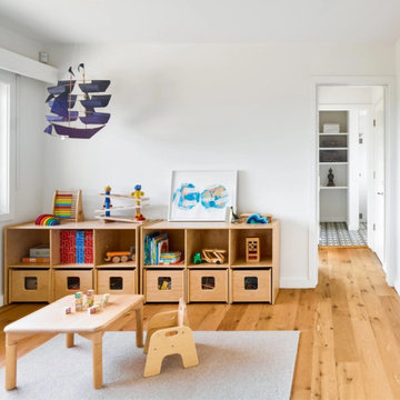 Character White Oak Plank Flooring, Play Room