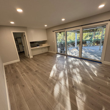 Home Remodel/ One Bath/paint/popcorn removal/LED Can lights/baseboards/Flooring