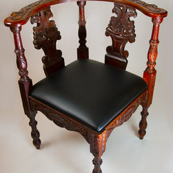 French Corner Chair - Armchairs And Accent Chairs