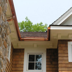 K-Style copper gutter installation - 1 - Roofing And Gutters
