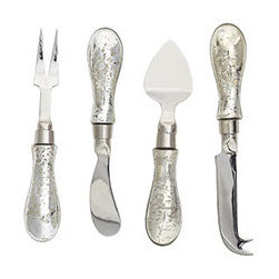 Glass Serving Set - Cheese - Set of 4 - Tabletop