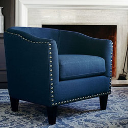 HARLOW UPHOLSTERED ARMCHAIR - Armchairs And Accent Chairs