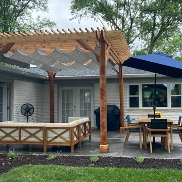 Patio Pergolas with a Retractable Canopy