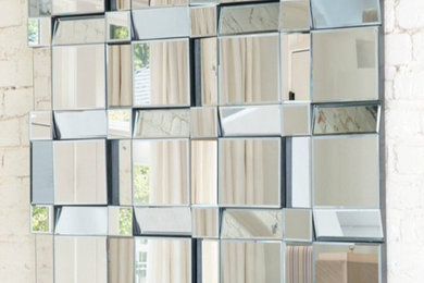 Multi faceted wall Mirrors