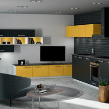 Cuisine noir et jaune