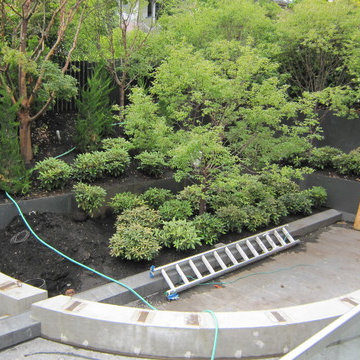 Critical Mass - A Bronze & Corten Garden Sculpture