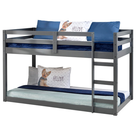 Gaston Loft Bed, Gray