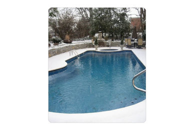 This is an example of a backyard pool in Other.