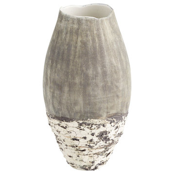 Calypso Vase, White Medium