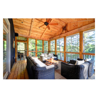 Sunny Bay Cottage on Lake Muskoka - Rustic - Sunroom - Toronto - by ...
