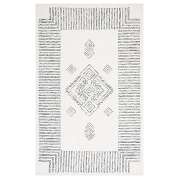 Safavieh Casablanca Csb983A Traditional Rug, Ivory/Black, 5'x8'
