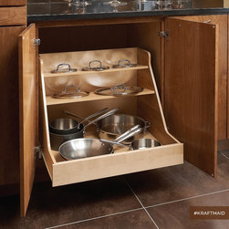 KraftMaid: Base Pots and Pans Organizer Roll-Out - Pot Racks And Accessories