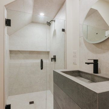 Lake Oswego Dual Modern Bathroom Remodel