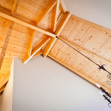 Exposed Roof Trusses by Swissline Design