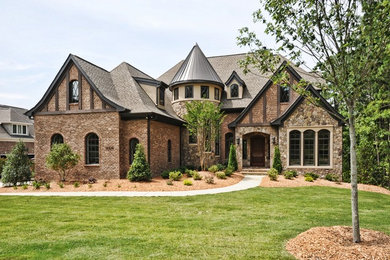 Traditional exterior home idea in Charlotte