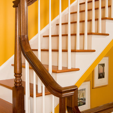 Alexandria: Revamped Row Home with Relocated Stairwell, New Porches