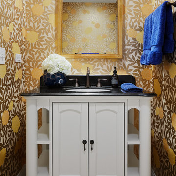 Glamorous and Bright Guest Bedroom and Bath