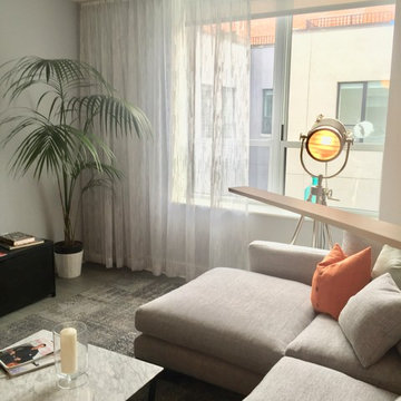 416 West 52 - Ripple Fold and Grommet Drapes