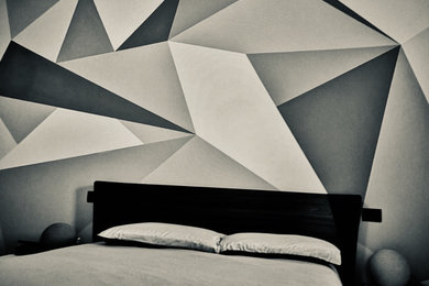 トゥーリンにあるエクレクティックスタイルのおしゃれな寝室