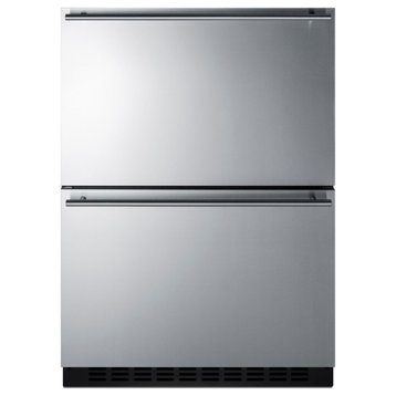 Summit ADRD241OS 24"W 3.7 Cu. Ft. Outdoor Rated Refrigerator - Stainless Steel