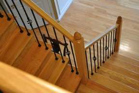 Before and After Stair Remodel in Glen Allen, Virginia