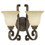Millennium Lighting - Millennium Lighting 1222-RBZ Oxford - Two Light Wall Sconce - Wall sconces are simply lights that are attached tOxford Two Light Wal Rubbed Bronze Turini *UL Approved: YES Energy Star Qualified: n/a ADA Certified: n/a  *Number of Lights: Lamp: 2-*Wattage:100w A bulb(s) *Bulb Included:No *Bulb Type:A *Finish Type:Rubbed Bronze