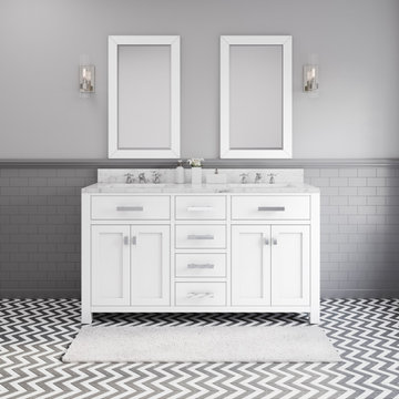 Madison White Bathroom Vanities