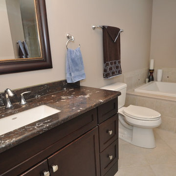 Menomonee Falls Bedroom Converted to Master Bathroom Oasis