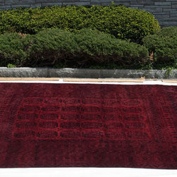 15&times;15 Afghan Ersari Square Rug - Rugs