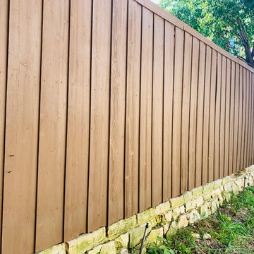 Solid color fence, Progroup Construction