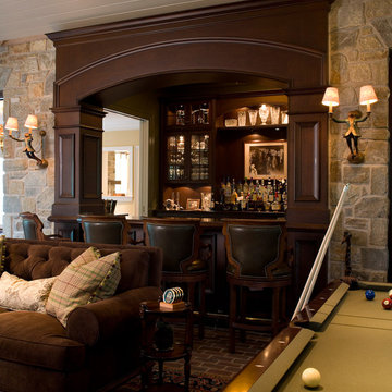 Traditional Home Bar