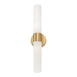 George Kovacs Saber Gold 2-Light Bath Bar - Bathroom Vanity Lighting