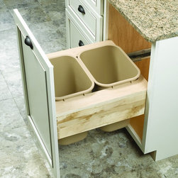 STORAGE + ACCESSORIES + INSERTS :: Double Waste Basket - Storage Cabinets