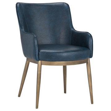 Sunpan Irongate Franklin Dining Chair - Vintage Blue