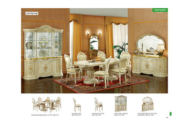Leonardo Classic Dinign Room Set by Camelgroup, Made in Italy