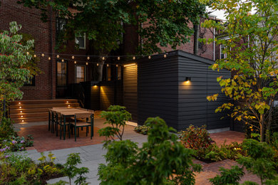 This is an example of a contemporary landscaping in Boston.