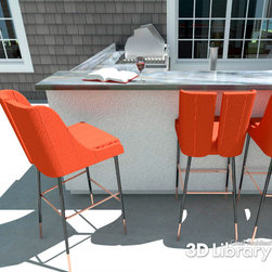 3D Models for Virtual Designs - Bar Stools - Major Kitchen Appliance Parts And Accessories