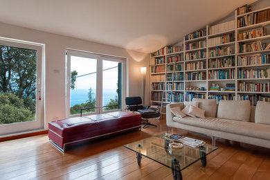 Example of a trendy living room design in Other