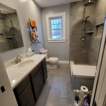 Full Bathroom Remodel - Schluter Kerdi Shower & NuHeat