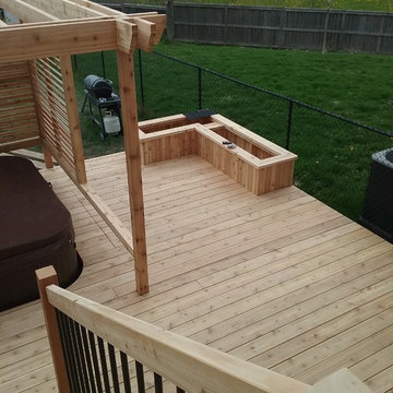 Spring 2017 - Two Level deck with Private Hot Tub