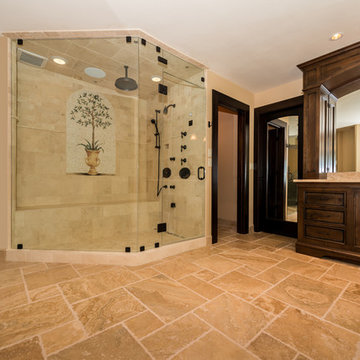 Tuscan Style Master Bathroom