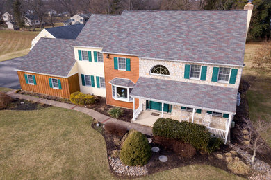 Inspiration for a timeless exterior home remodel in Philadelphia