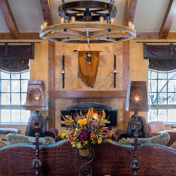 light fixture crafted from salvaged foundry molds